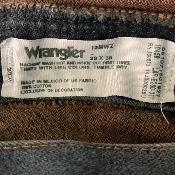 WRANGLER X NASTY GAL‎ Jeans 33 X 26 Cotton Denim Cropped Raw Hem Straight Leg - Picture 10 of 12